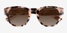 Bixby Ivory Tortoise AcetateSunglass Frames from EyeBuyDirect, Closed View