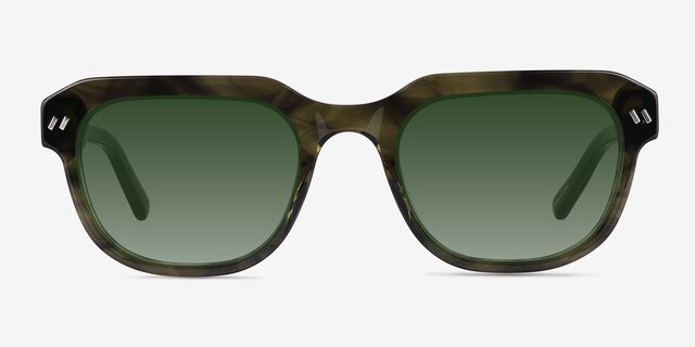 Arrow Khaki AcetateSunglass Frames from EyeBuyDirect, Front View