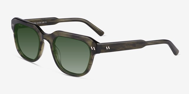 Arrow Khaki AcetateSunglass Frames from EyeBuyDirect, Angle View