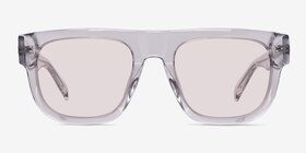 Books Clear Crystal Acétate Soleil de Lunette de vue d'EyeBuyDirect, Vue de Face