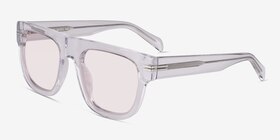 Books Clear Crystal Acétate Soleil de Lunette de vue d'EyeBuyDirect, Vue d'Angle