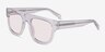 Books Clear Crystal AcétateSoleil de Lunette de vue d'EyeBuyDirect, Vue d'Angle