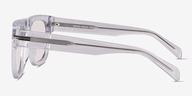 Books Clear Crystal Acétate Soleil de Lunette de vue d'EyeBuyDirect, Vue de Côté