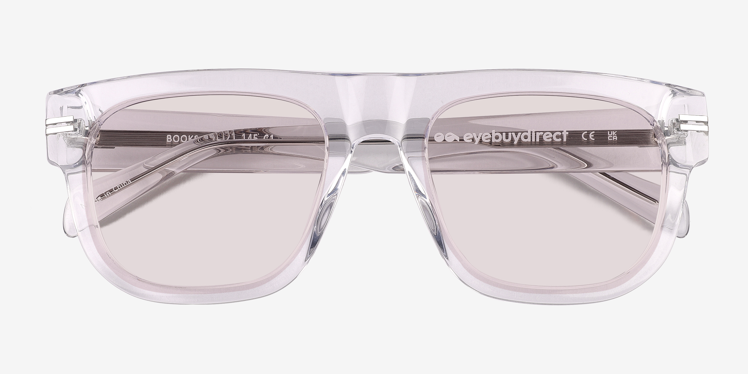 Books Aviator Clear Crystal Frame Prescription Sunglasses Eyebuydirect Canada