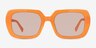 Gouache Milky Orange Flower AcetateSunglass Frames from EyeBuyDirect, Front View