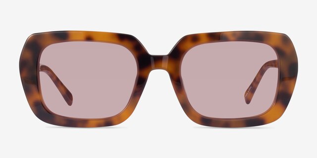 Gouache Tortoise AcetateSunglass Frames from EyeBuyDirect, Front View
