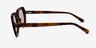 Gouache Tortoise AcetateSunglass Frames from EyeBuyDirect, Side View