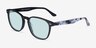 Graffiti Black Gray Camouflage AcetateSunglass Frames from EyeBuyDirect, Angle View