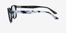 Graffiti Black Gray Camouflage AcetateSunglass Frames from EyeBuyDirect, Side View