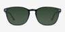 Graffiti Solid Dark Green AcetateSunglass Frames from EyeBuyDirect, Front View