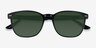 Graffiti Solid Dark Green AcetateSunglass Frames from EyeBuyDirect, Closed View