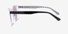 Stucco Solid White AcetateSunglass Frames from EyeBuyDirect, Side View