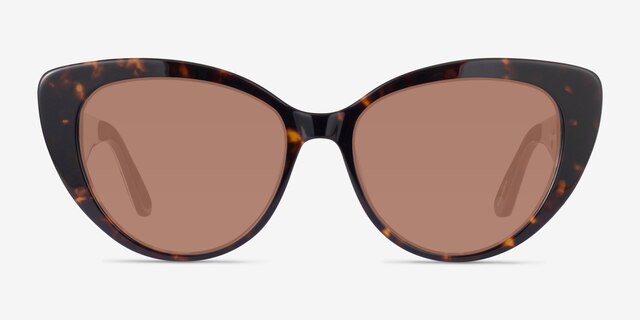 Gallery Tortoise AcetateSunglass Frames from EyeBuyDirect, Front View
