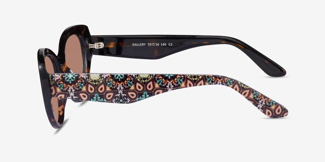 Gallery Tortoise AcetateSunglass Frames from EyeBuyDirect, Side View