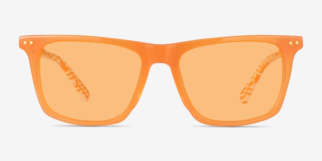 Dance Milky Orange AcetateSunglass Frames from EyeBuyDirect, Front View