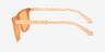 Dance Milky Orange AcetateSunglass Frames from EyeBuyDirect, Side View