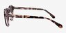 Beaux Tortoise AcetateSunglass Frames from EyeBuyDirect, Side View