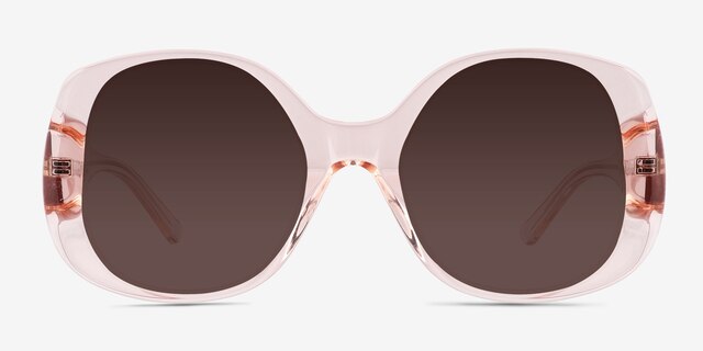 Bernadette Crystal Champagne AcetateSunglass Frames from EyeBuyDirect, Front View