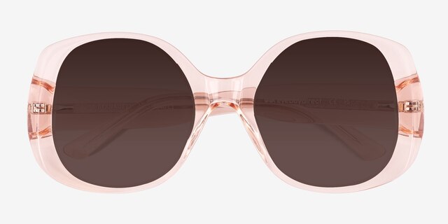 Bernadette Crystal Champagne AcetateSunglass Frames from EyeBuyDirect, Closed View