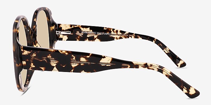 Bernadette Dark Spotty Tortoise Acetate Sunglass Frames from EyeBuyDirect