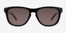 Frasier Shiny Black Eco-friendlySunglass Frames from EyeBuyDirect, Front View