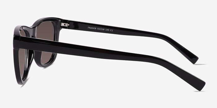 Frasier Shiny Black Eco-friendly Sunglass Frames from EyeBuyDirect