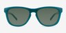 Frasier Shiny Solid Green Eco-friendlySunglass Frames from EyeBuyDirect, Front View
