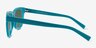 Frasier Shiny Solid Green Eco-friendlySunglass Frames from EyeBuyDirect, Side View