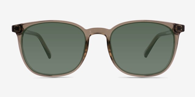Redwood Crystal Smoke Eco-friendlySunglass Frames from EyeBuyDirect, Front View