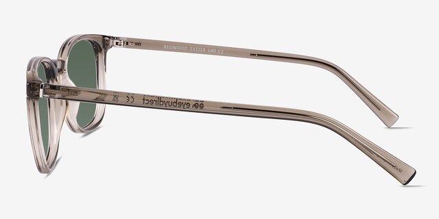 Redwood Crystal Smoke Eco-friendlySunglass Frames from EyeBuyDirect, Side View
