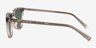 Redwood Crystal Smoke Eco-friendlySunglass Frames from EyeBuyDirect, Side View