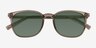 Redwood Crystal Smoke Eco-friendlySunglass Frames from EyeBuyDirect, Closed View