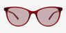 Fern Matte Raspberry Eco-friendlySunglass Frames from EyeBuyDirect, Front View