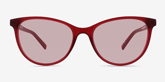 Fern Matte Raspberry Plastic Sunglass Frames from EyeBuyDirect