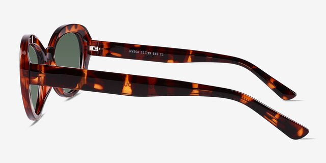 Nyssa Shiny Tortoise Eco-friendlySunglass Frames from EyeBuyDirect, Side View