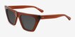 Ponga Translucent Dark Brown Alternative MaterialsSunglass Frames from EyeBuyDirect, Angle View