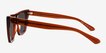 Ponga Translucent Dark Brown Alternative MaterialsSunglass Frames from EyeBuyDirect, Side View