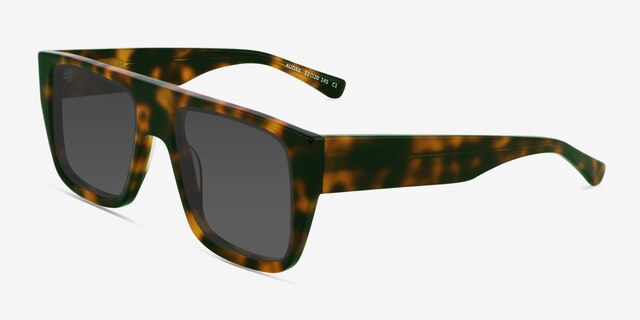 Audax Brown Tortoise AcetateSunglass Frames from EyeBuyDirect, Angle View
