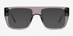 Audax Shiny Silver Gray AcetateSunglass Frames from EyeBuyDirect, Front View