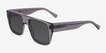 Audax Shiny Silver Gray AcetateSunglass Frames from EyeBuyDirect, Angle View