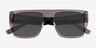 Audax Shiny Silver Gray AcetateSunglass Frames from EyeBuyDirect, Closed View