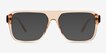 Orin Crystal Brown Alternative MaterialsSunglass Frames from EyeBuyDirect, Front View