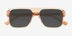 Orin Crystal Brown Alternative MaterialsSunglass Frames from EyeBuyDirect, Closed View