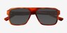 Orin Tortoise AcetateSunglass Frames from EyeBuyDirect, Closed View