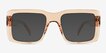 Vinca Crystal Brown Alternative MaterialsSunglass Frames from EyeBuyDirect, Front View