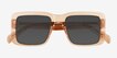 Vinca Crystal Brown Alternative MaterialsSunglass Frames from EyeBuyDirect, Closed View