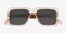 Vinca Crystal Gray AcetateSunglass Frames from EyeBuyDirect, Closed View