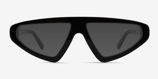 Eutopia Black AcetateSunglass Frames from EyeBuyDirect, Front View