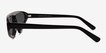 Eutopia Black AcetateSunglass Frames from EyeBuyDirect, Side View