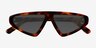 Eutopia Tortoise AcetateSunglass Frames from EyeBuyDirect, Closed View